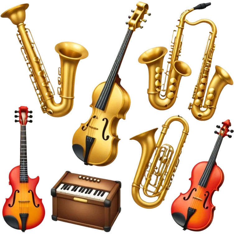 musical instruments emoji