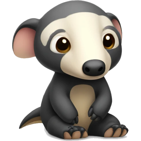 Anteater cute emoji