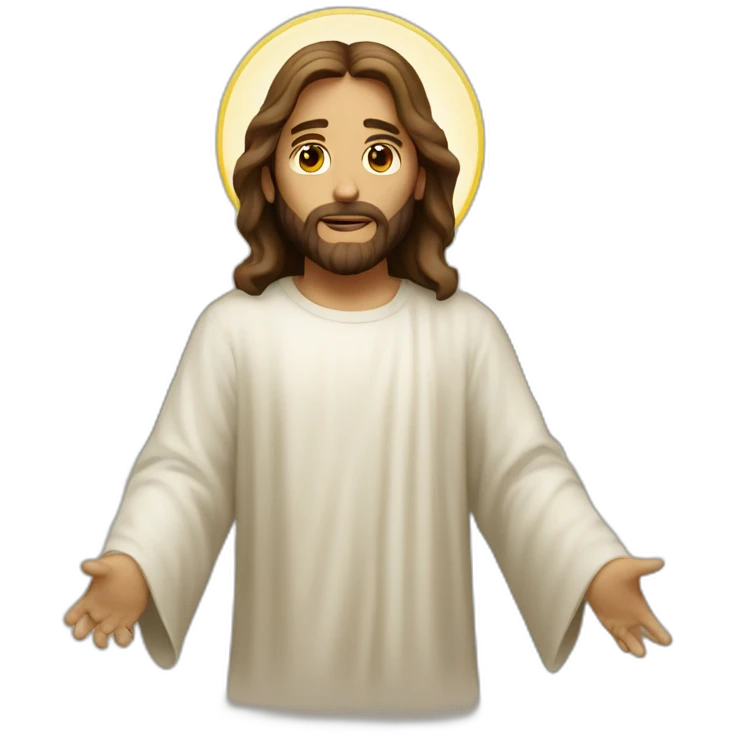 jesus christ angel emoji