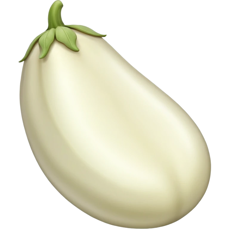 white eggplant emoji