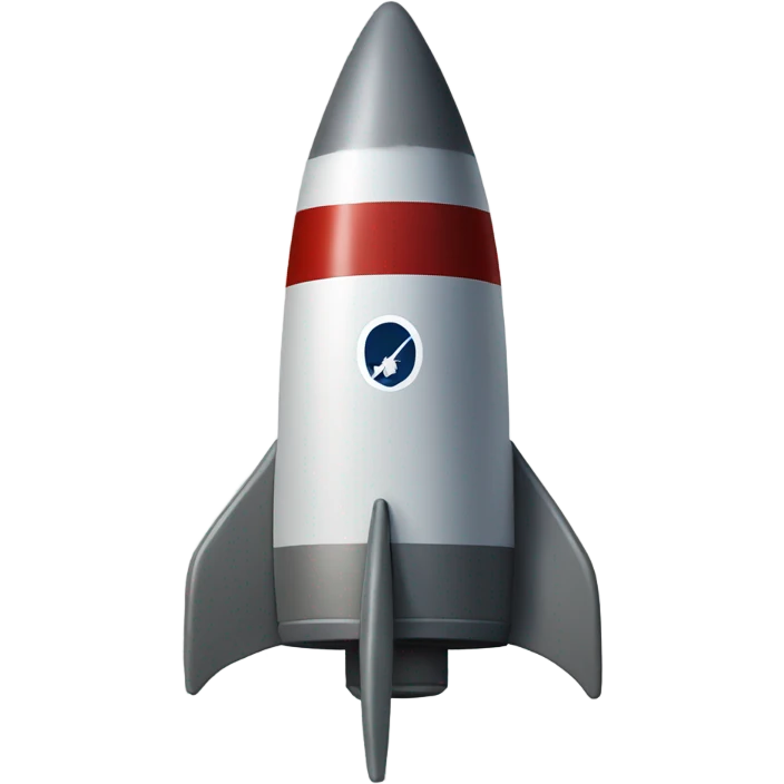 minuteman rocket realistic emoji