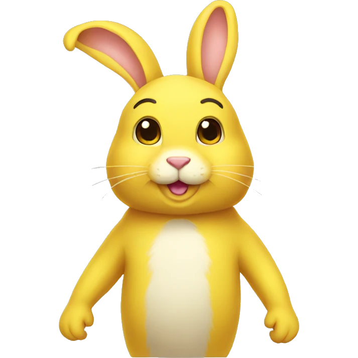 yellow bunny emoji
