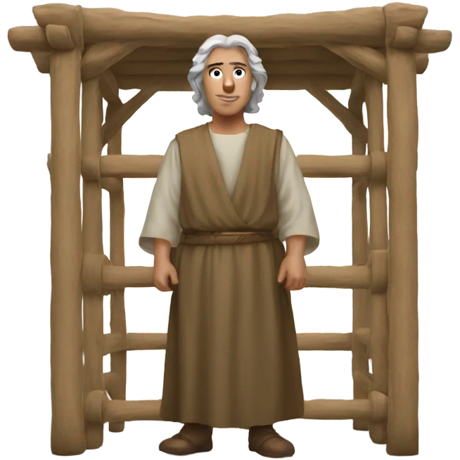 God in a stable emoji