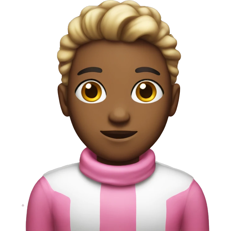 pink and white christmas emoji