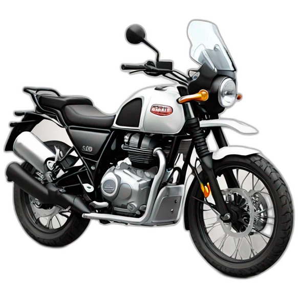 Royal enfield Himalayan emoji