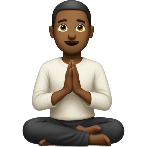 A men which pray  emoji