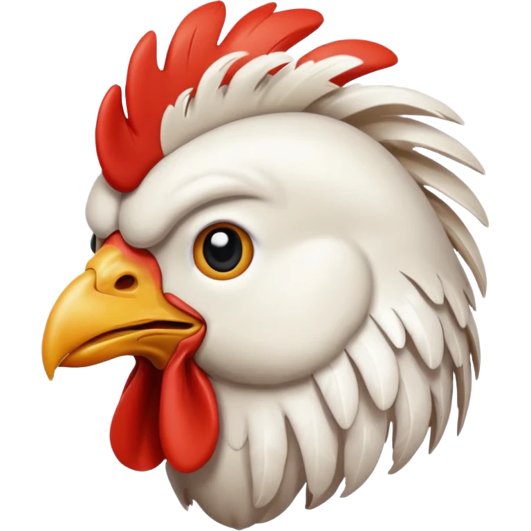 Chicken head ass emoji