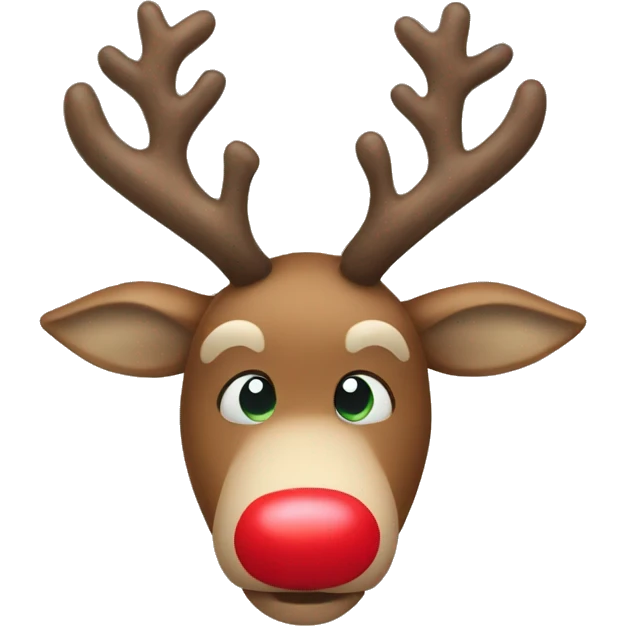 Red Nosed Reindeer emoji