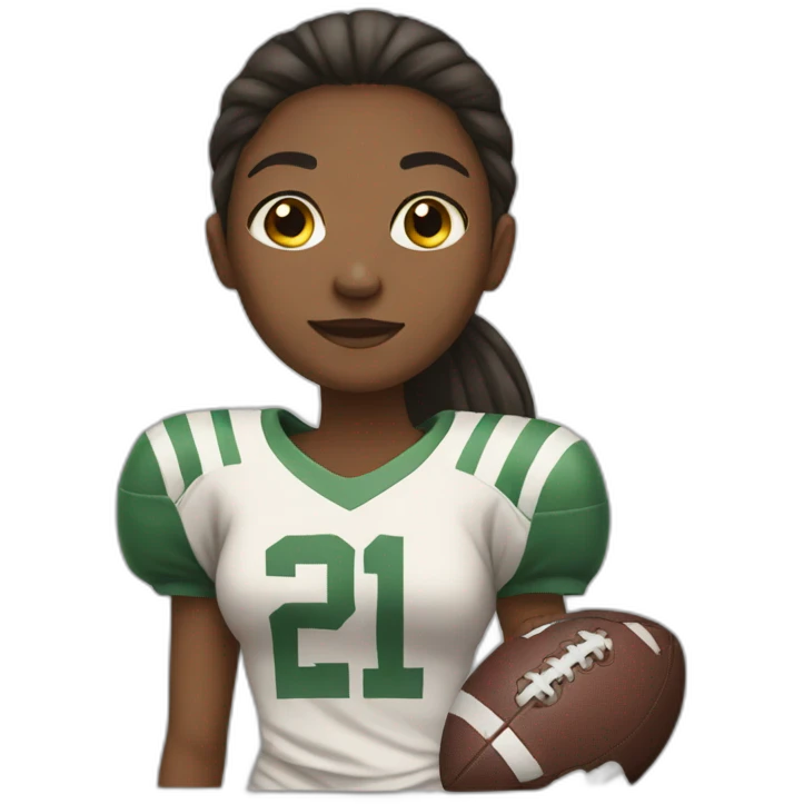 girl play football emoji
