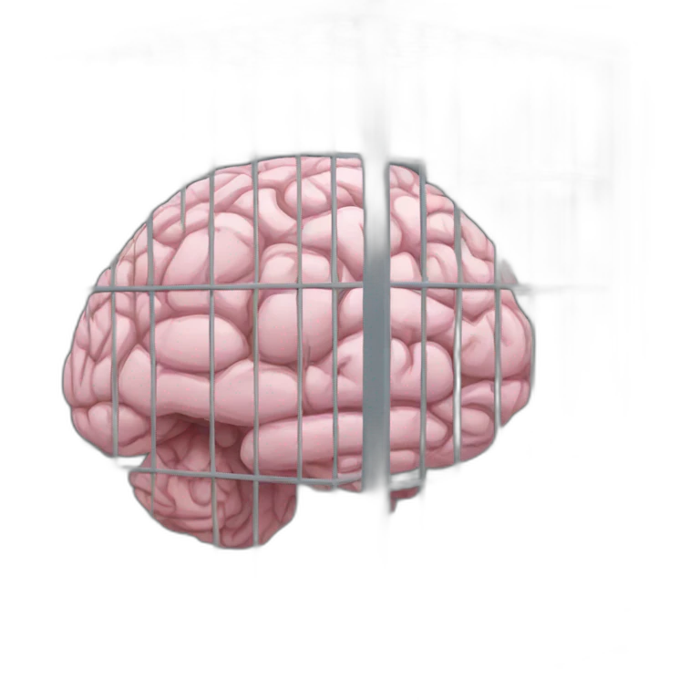 brain in a cage emoji