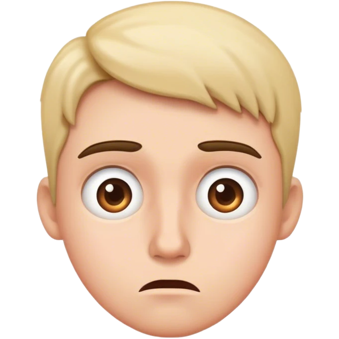 concerned and confused emoji