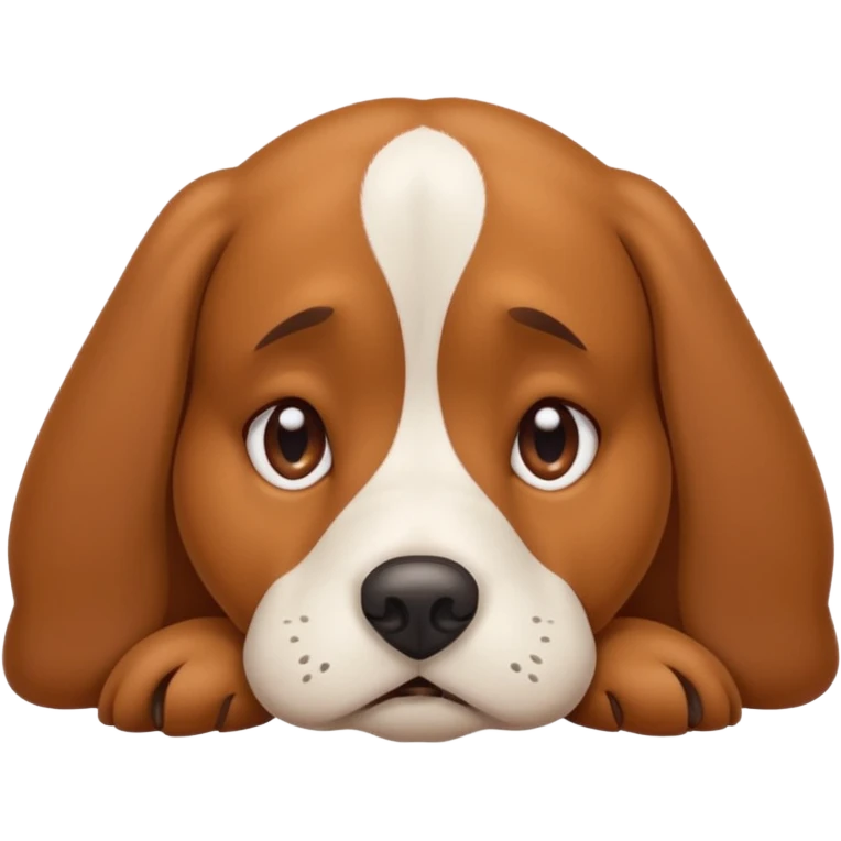 bored dog emoji