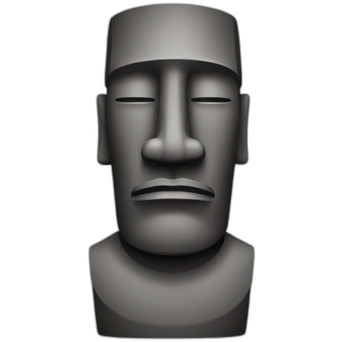 Moai emoji