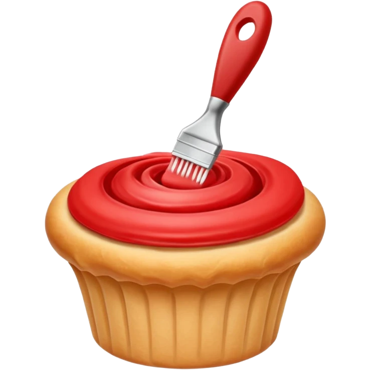 Pastry silicon brush  emoji