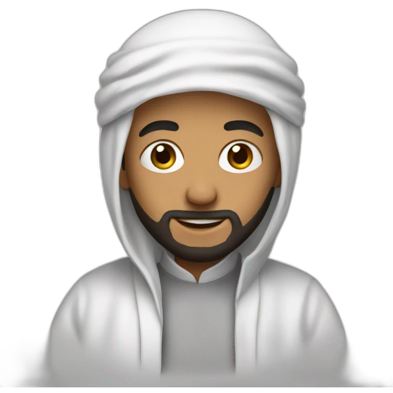 muslim with a tephiline emoji
