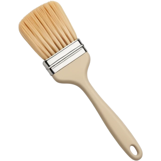 Basting silicon beige brush emoji