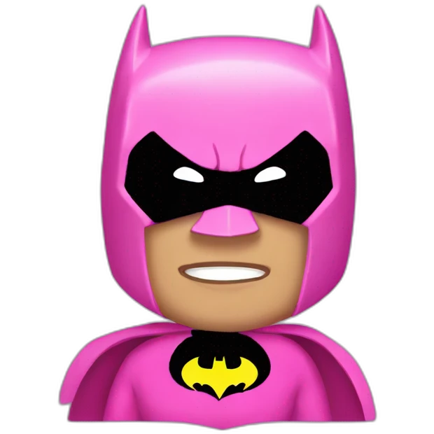 pink batman emoji