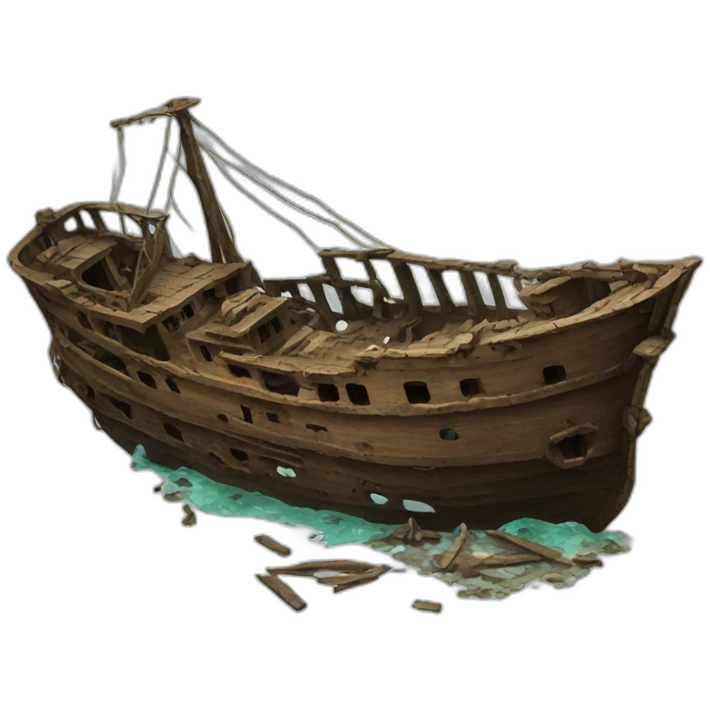 ship wreck emoji