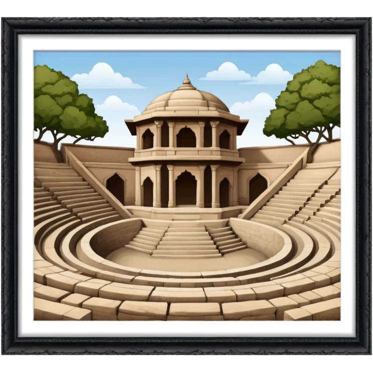 public amphitheater 16th century india emoji