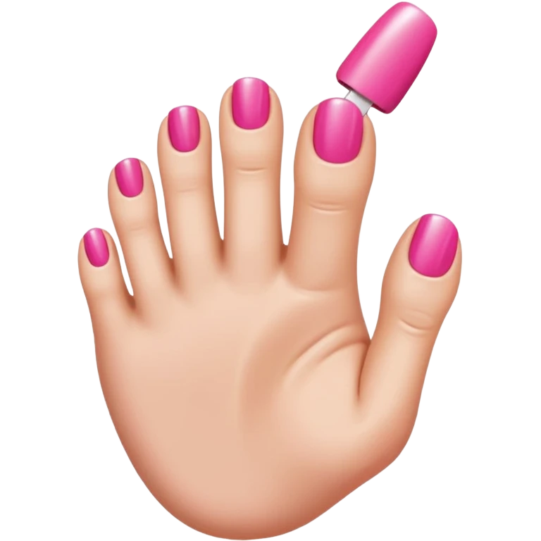 Crest an emoji of toes being painted with nail polish brush  emoji