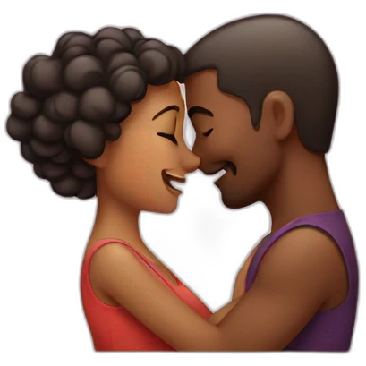 Man loves his girl emoji