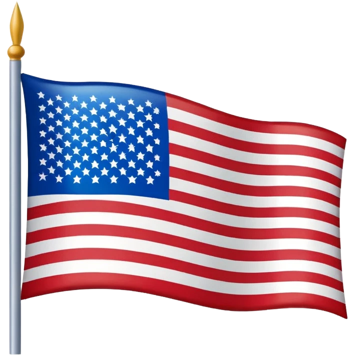 An american flag emoji