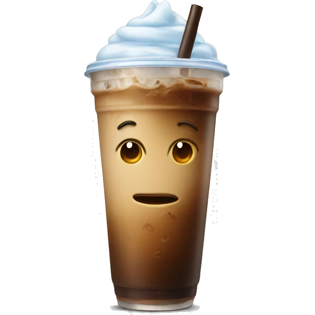 Iced coffee emoji
