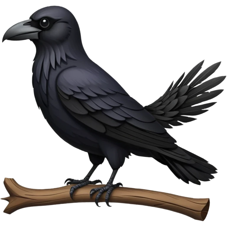 a cartoon Viking raven emoji