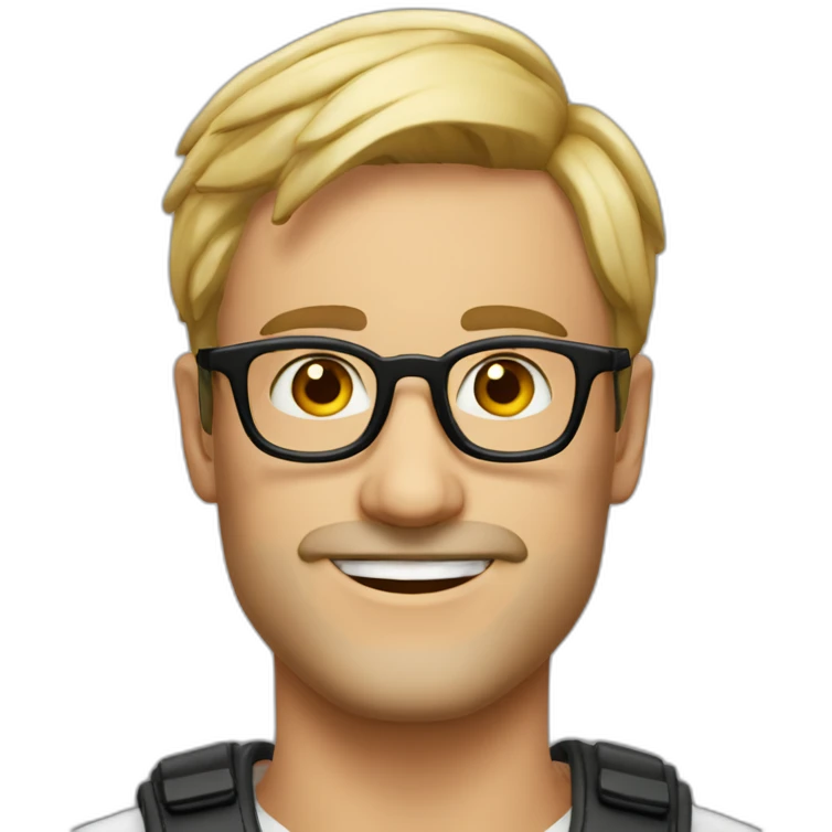 maire homme lunettes emoji
