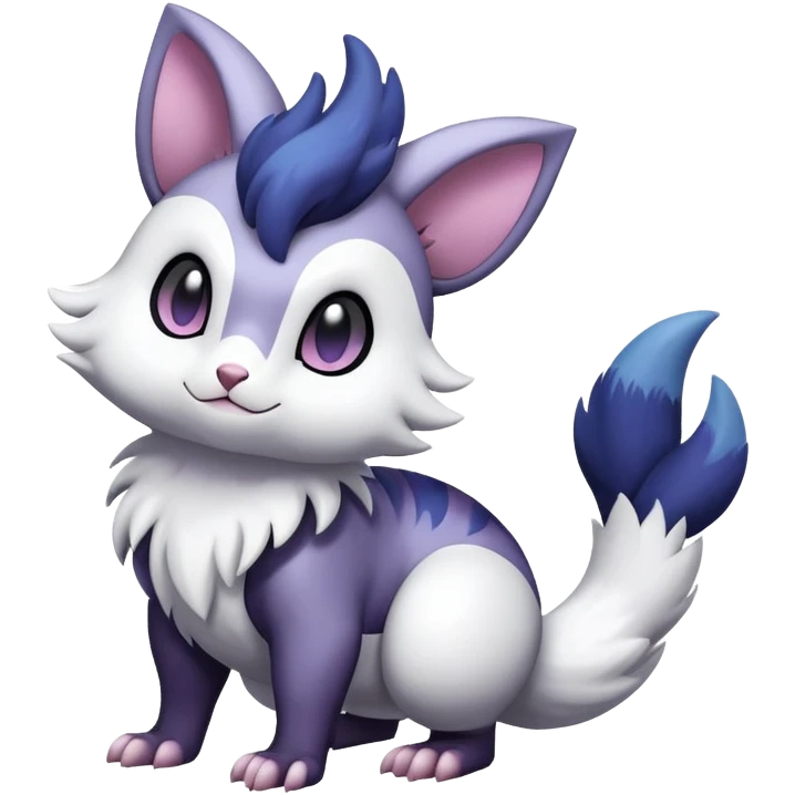 Shiny Furret-Absol-Noibat-Hybrid (Full body) emoji