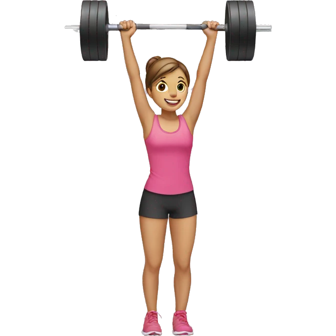 girl lifting emoji