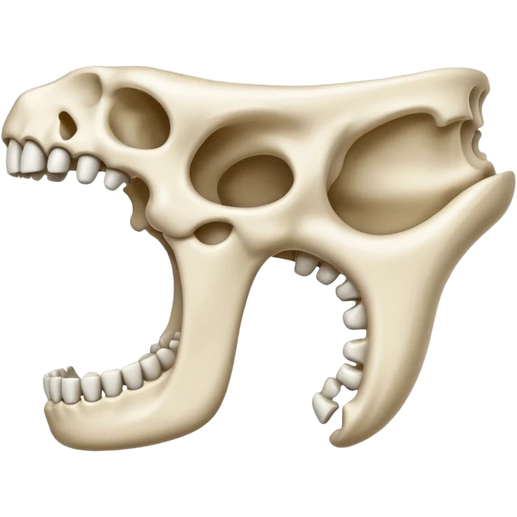 jaw bone emoji