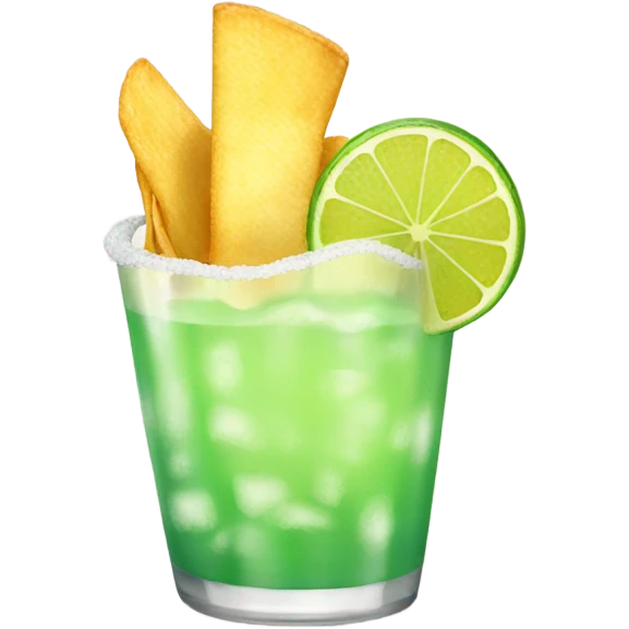 Chips and margaritas emoji
