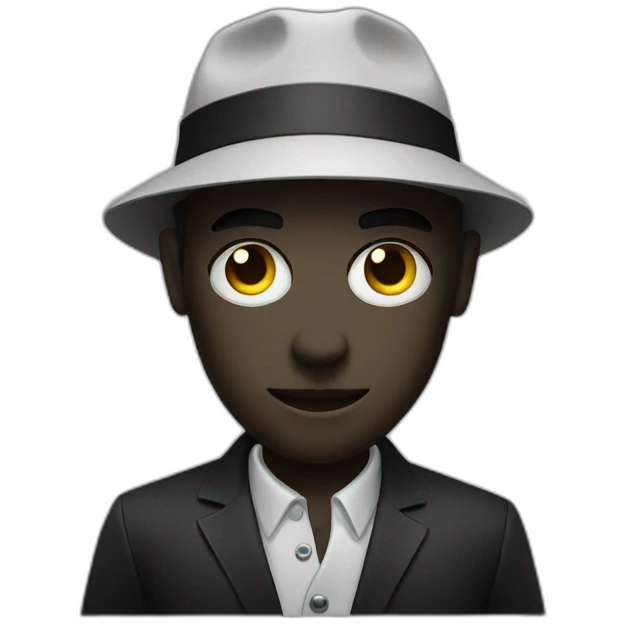 Golf noir emoji