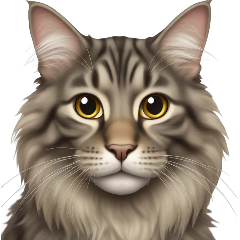 Main coon cat emoji