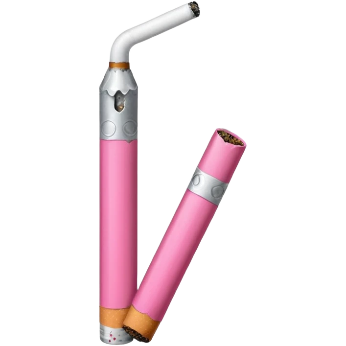 Pink cigarettr emoji