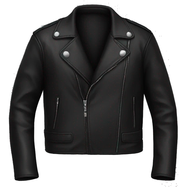 Black leather jacket  emoji