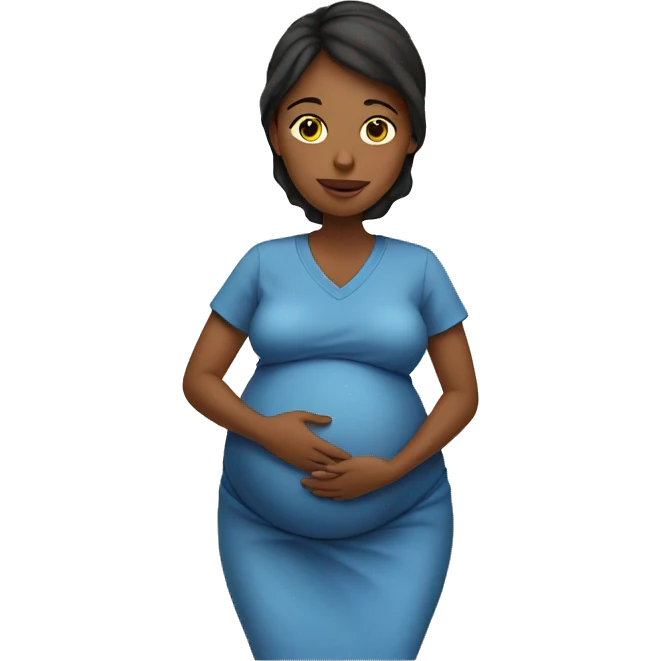 pregnant in labor emoji