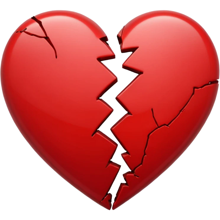 broken heart emoji classic style emoji