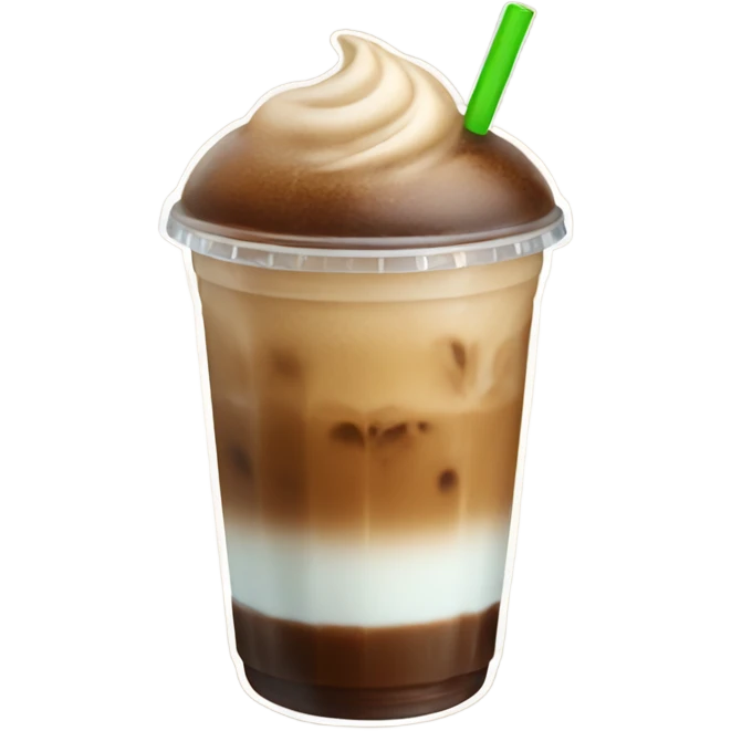 Iced coffee  emoji