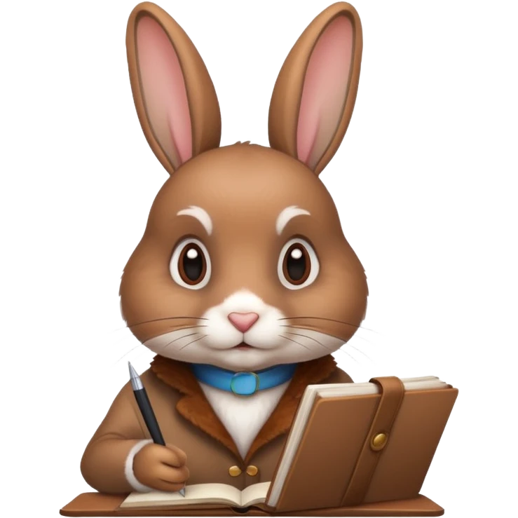 A rabbit soing Time-Intensive Manual Research emoji