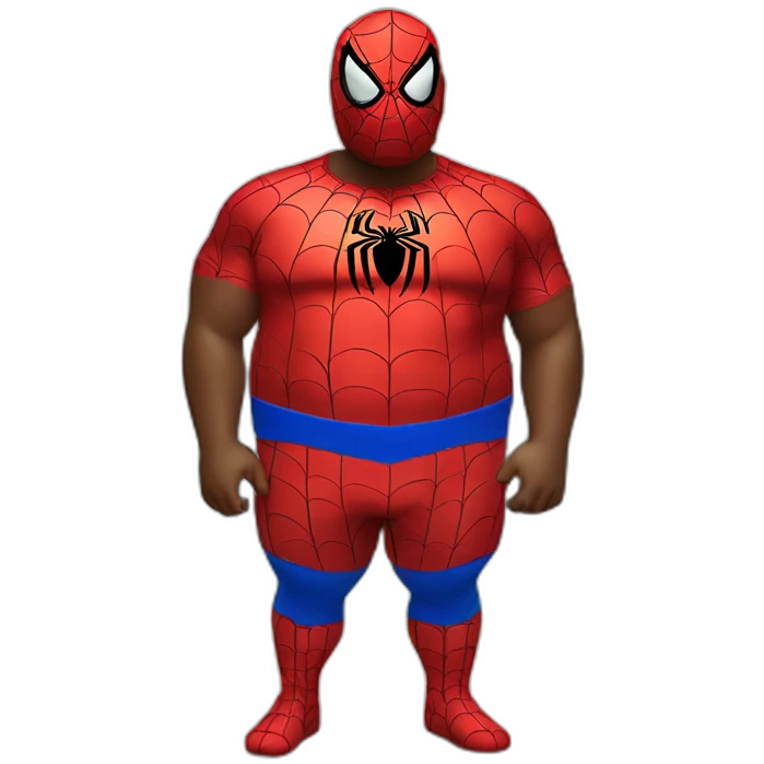 Fat-spiderman-on-an-island emoji