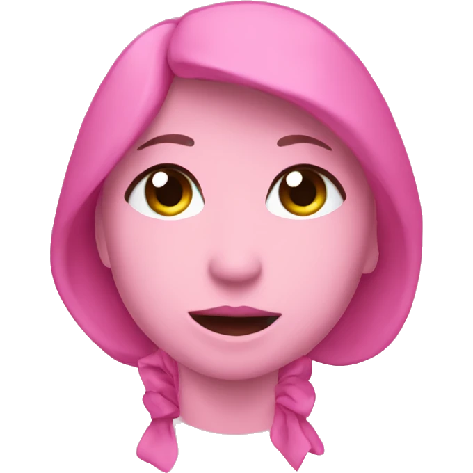 Lazo rosa emoji