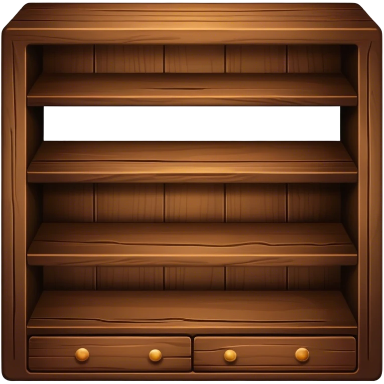 wooden shelf emoji