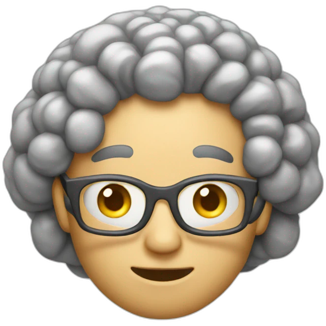 Big brain time emoji