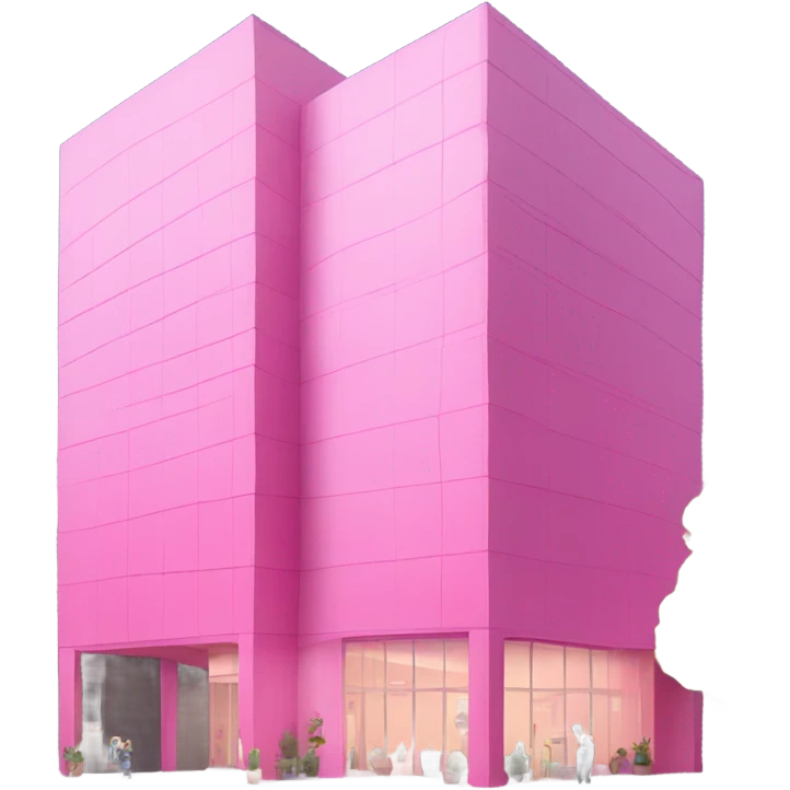 pink downtown building emoji