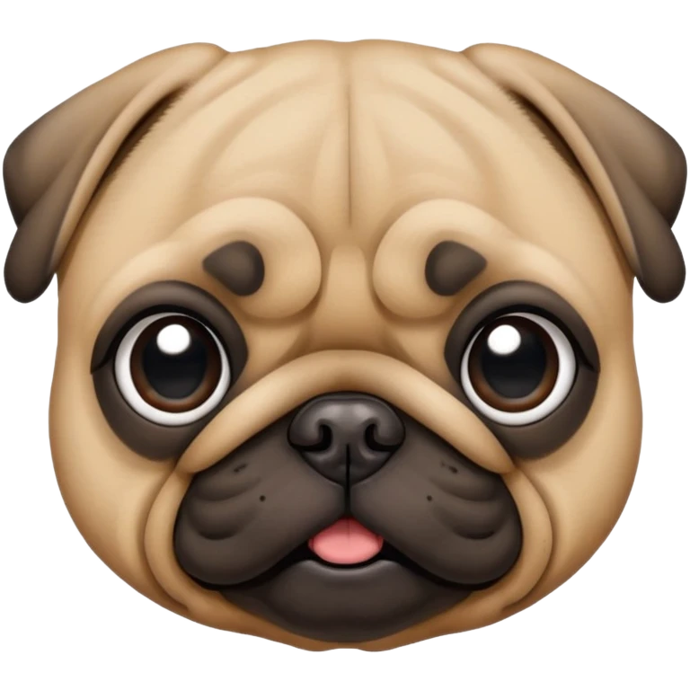 Pug face emoji
