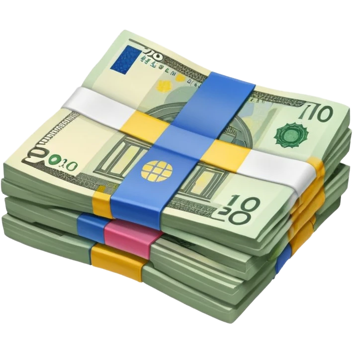 euro bills emoji