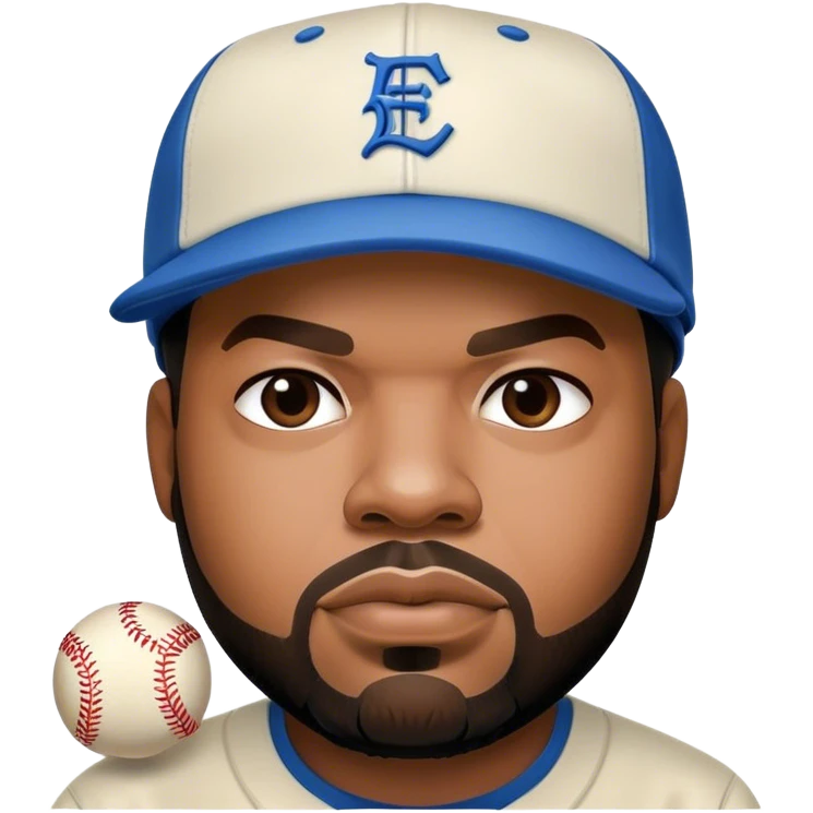 Ice cube, rapper emoji