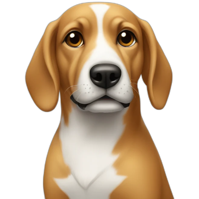 Dog with pi scope emoji